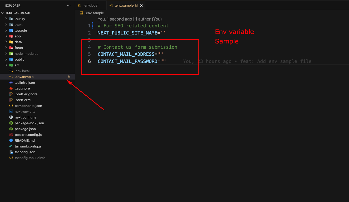 contact-us-env-variable